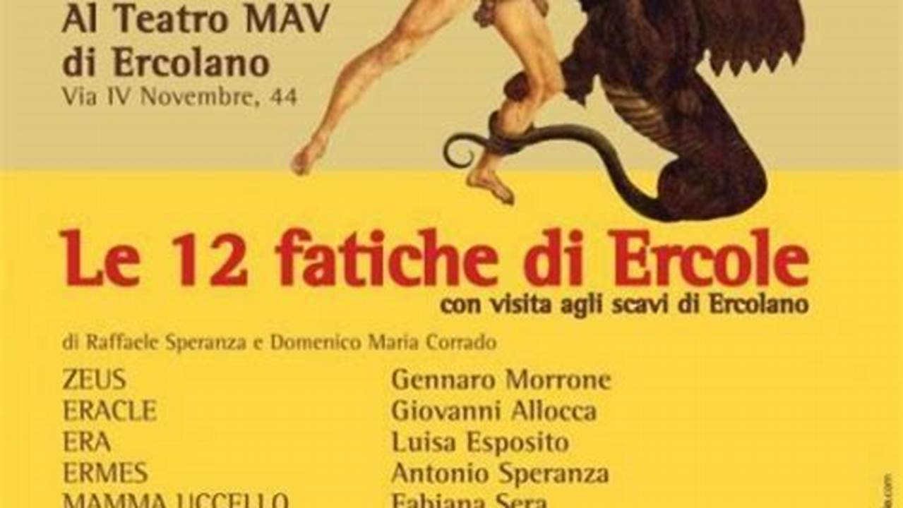 Le 12 Fatiche Di Ercole Elenco