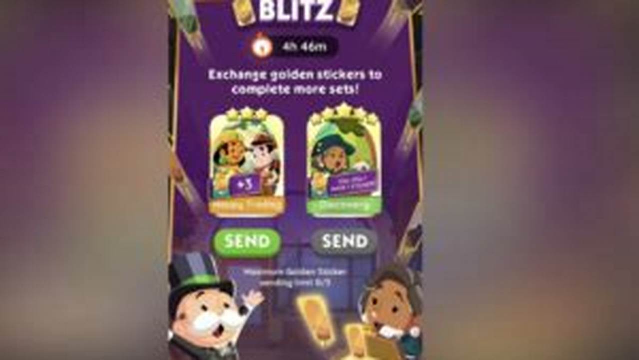 Leaks Suggest Next Monopoly Go Golden Blitz Is Expected To Last From March 14 At 8Am Until March 15 At 8Am., 2024