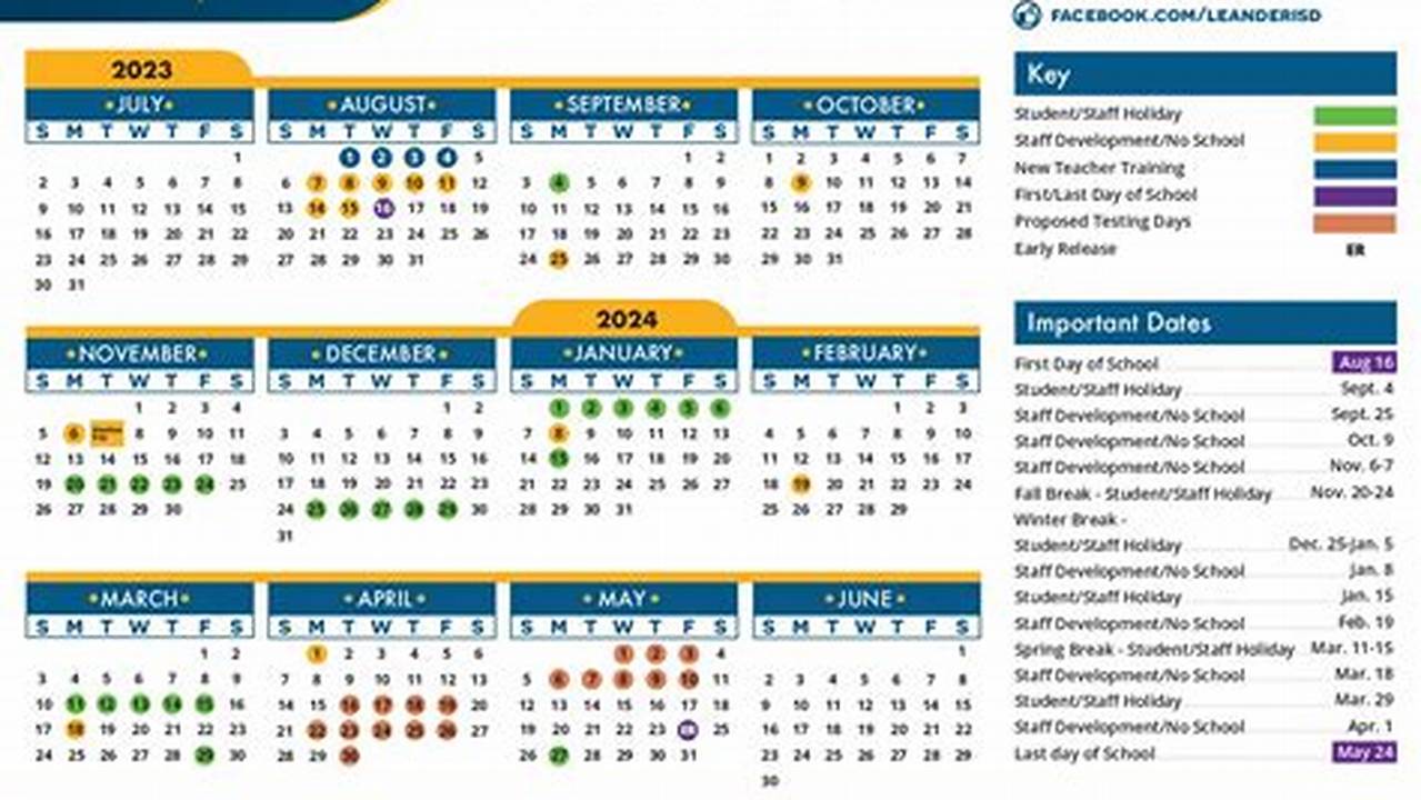 Leander Isd 2024-24 Calendar