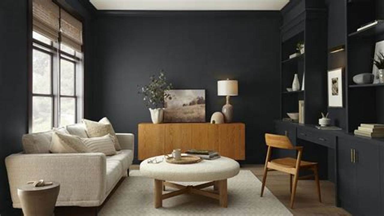 Learn About Behr’s 2024 Color Of The Year, Cracked Pepper, And See What The Soft Black Shade Looks Like Inside The Home., 2024