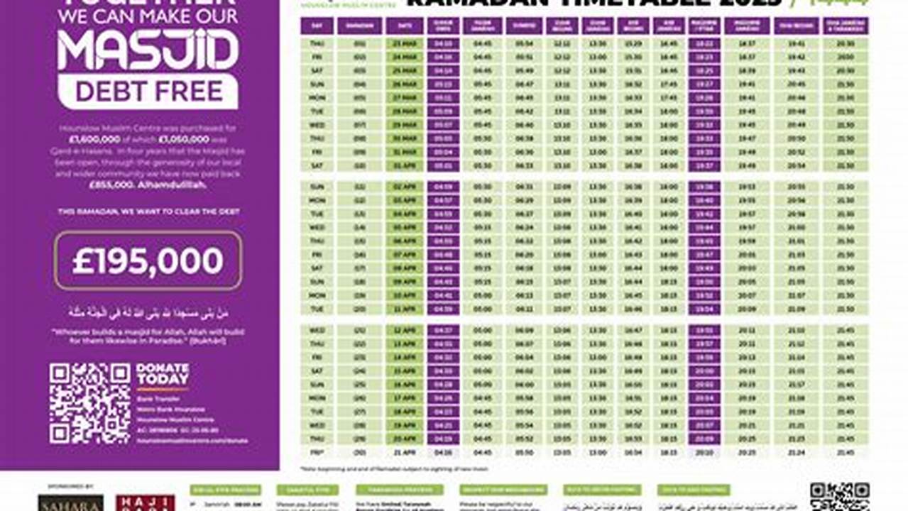 Leicester Ramadan Timetable 2024 The Timings For The Following Leicester Ramadan Timetable 2024 Has Been Sourced Using Verified Calculation Methods., 2024