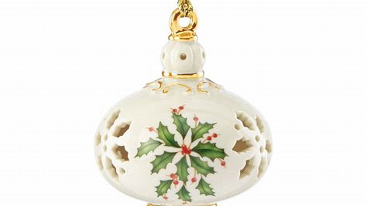 Lenox Christmas Ornament 2024