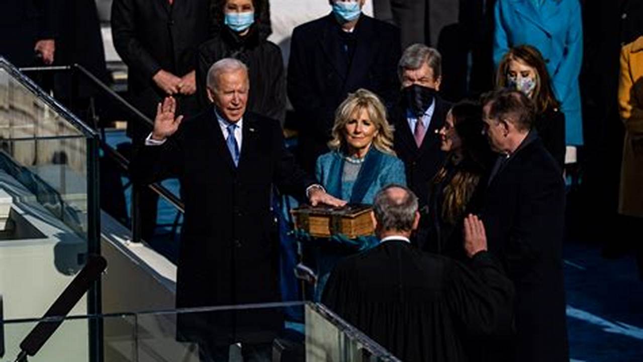 Less Than Two Months After His 2021 Inauguration, President Joe Biden Announced His Intention To Run., 2024
