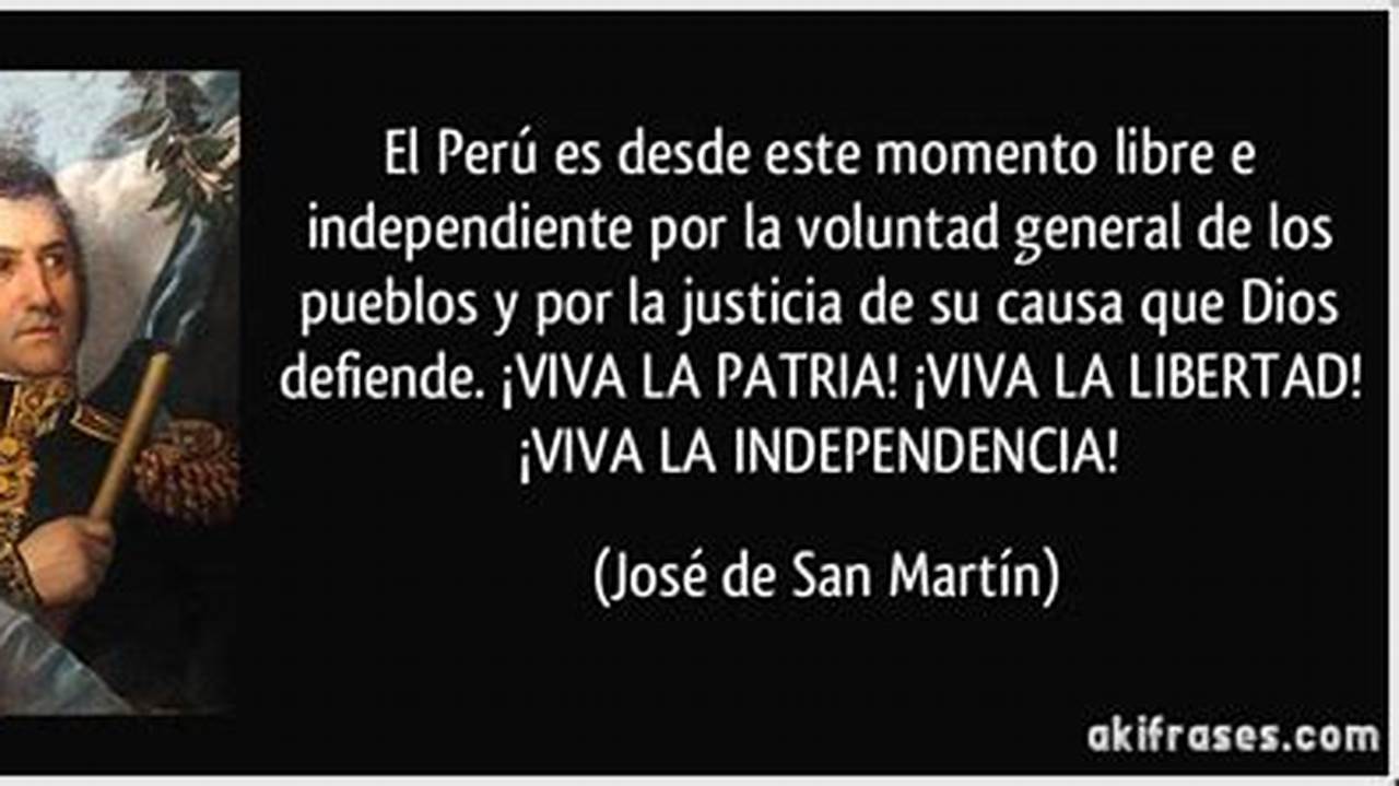 Libre E Independiente Por La Voluntad De Los Pueblos