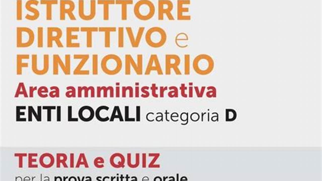 Libro Per Concorso Istruttore Amministrativo Categoria C Pdf Download