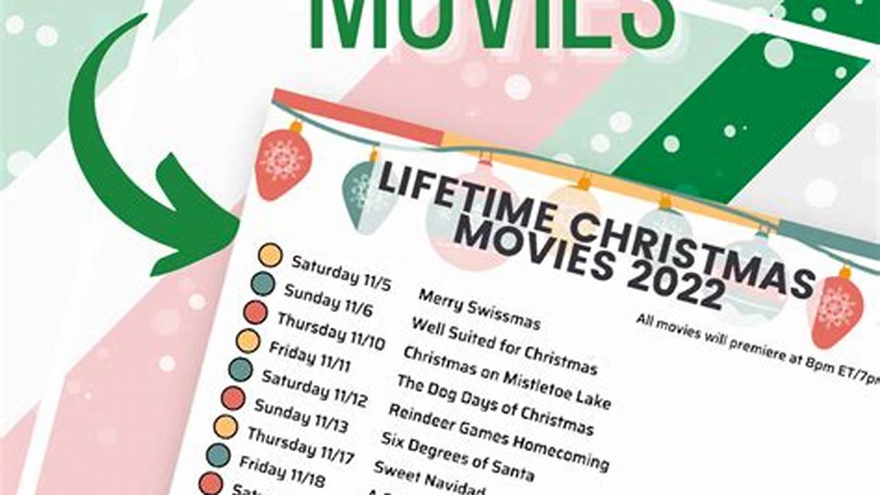 Lifetime Christmas 2024 Schedule Printable