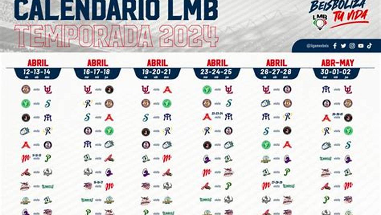 Liga Mexicana Calendario 2024