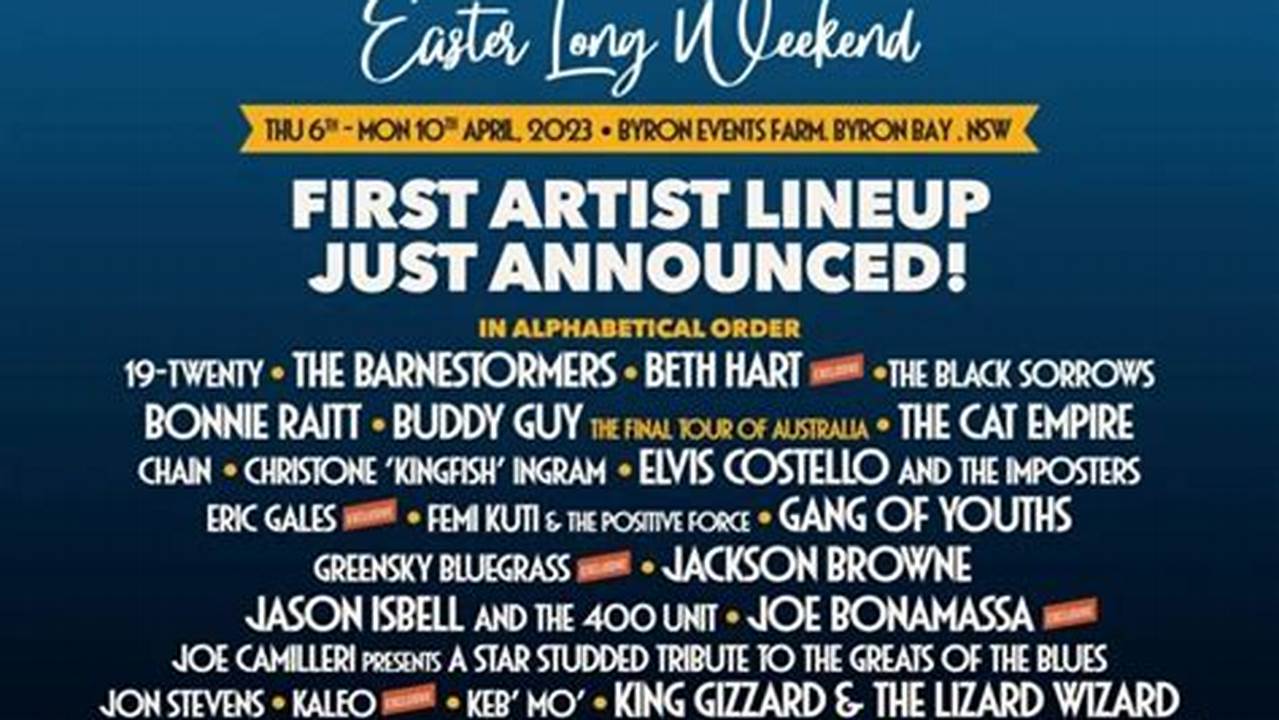 Light Up The Blues 2024 Lineup