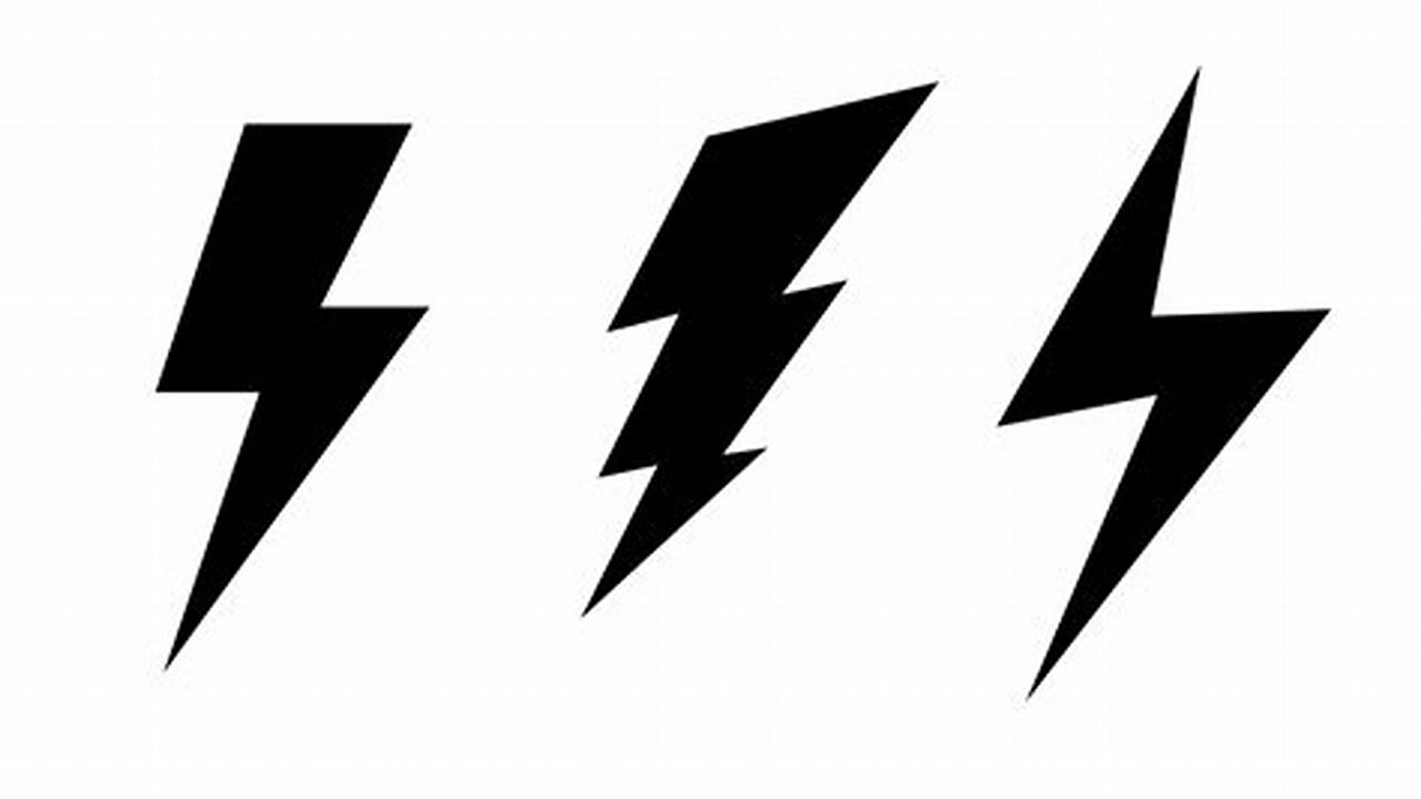 Lightning Bolt, Free SVG Cut Files