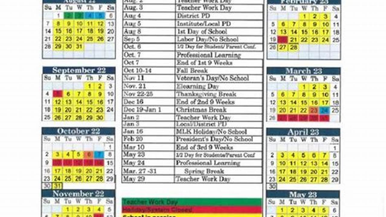Limestone County School Calendar 2024-2024