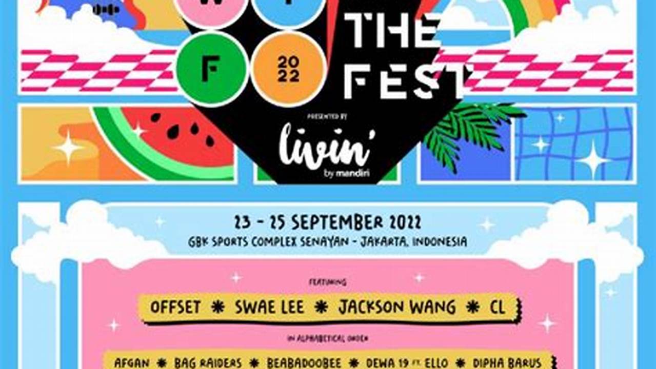 Line Up We The Fest 2024