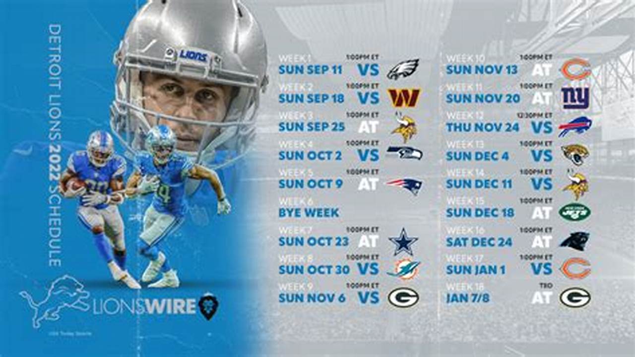 Lions Strength Of Schedule 2024