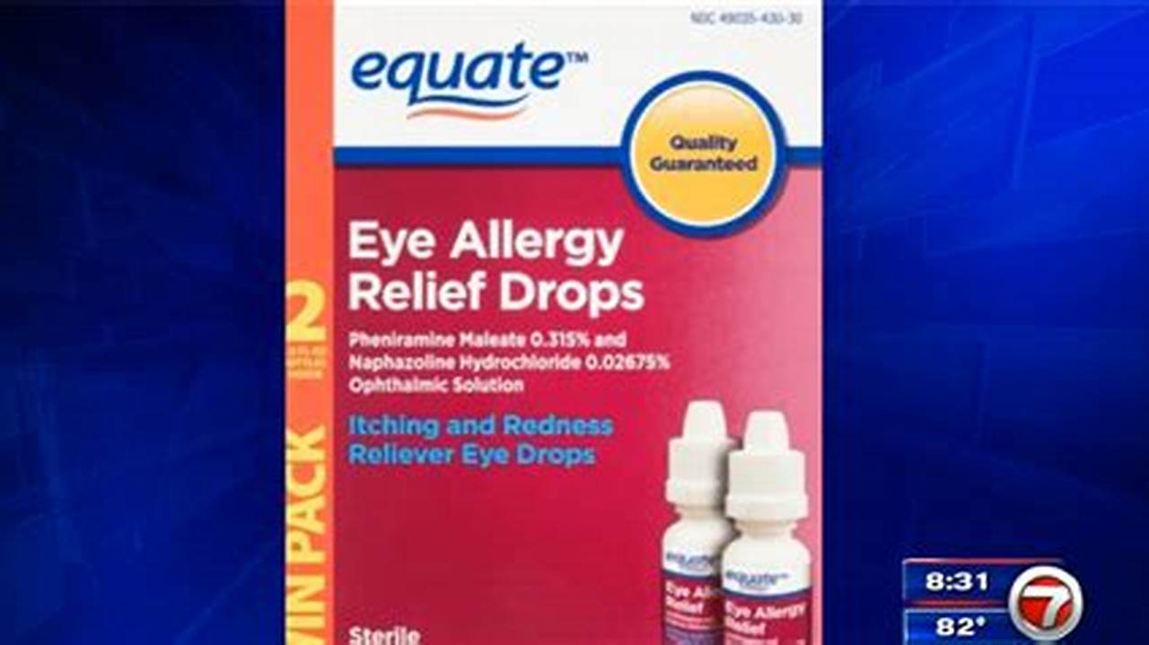 List Of Recalled Eye Drops October 2024