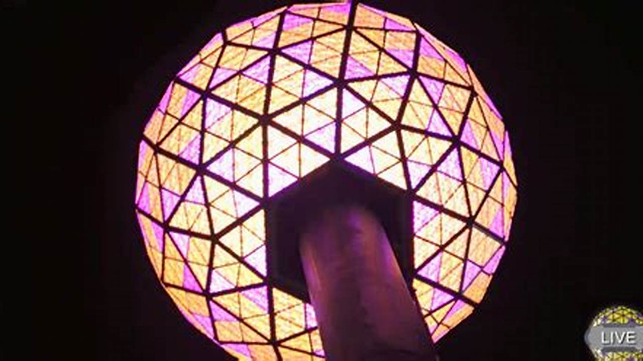 Live New York City Ball Drop 2024