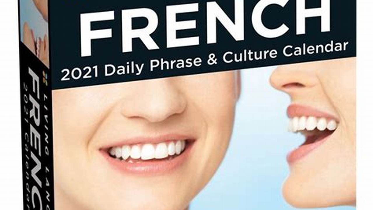 Living Language French Desk Calendar 2024