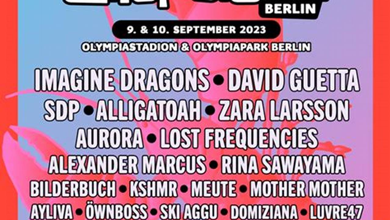 Lollapalooza Berlin 2024 Line Up