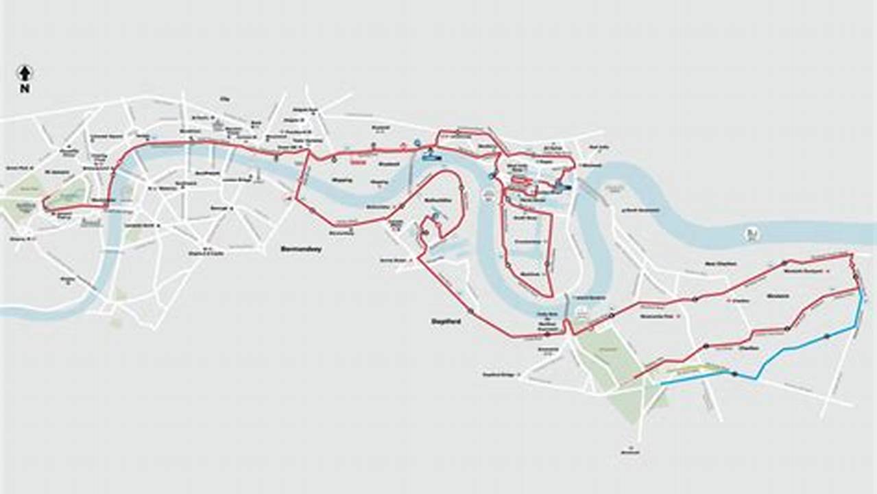 London Marathon 2024 Route
