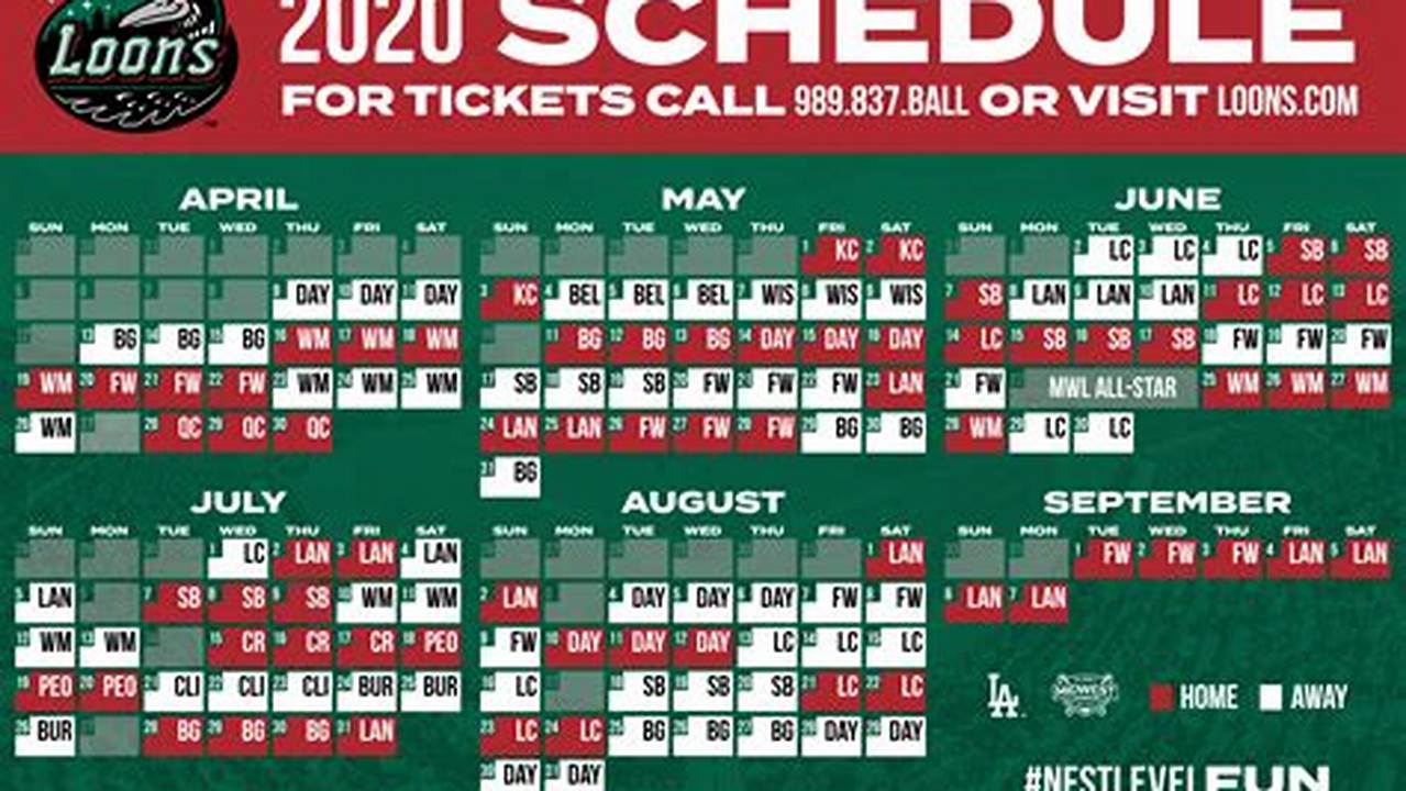 Loons Game Schedule 2024
