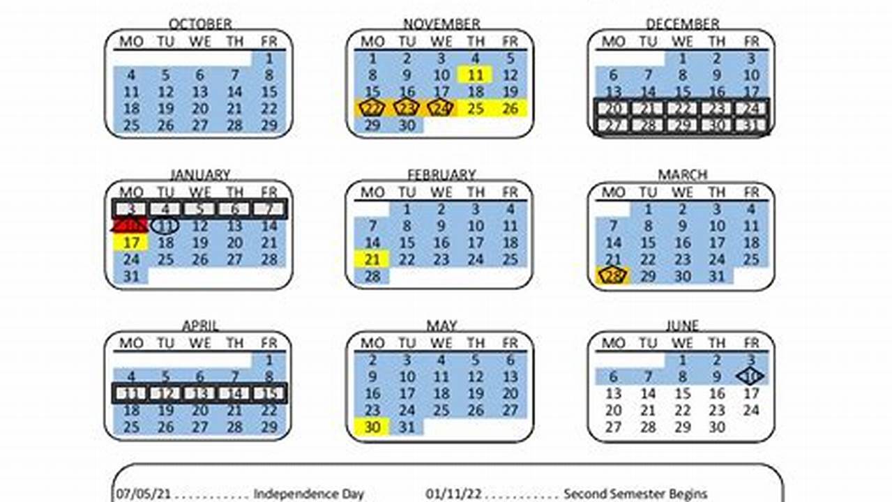 Los Angeles School District Calendar
