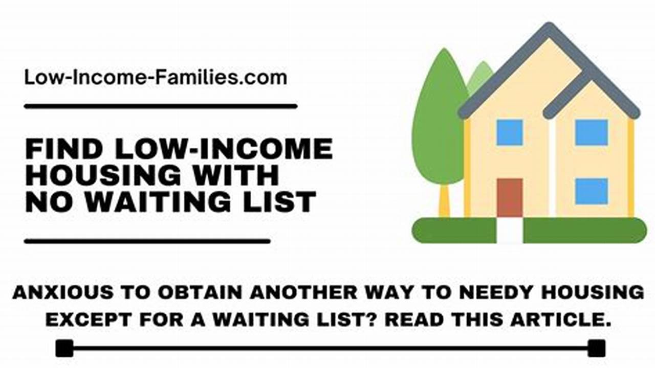 Low Income Housing With No Waiting List Oregon 2024