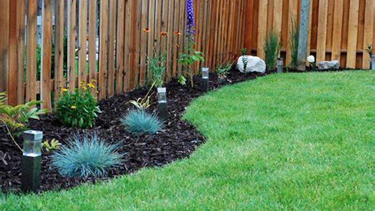 Low Maintenance Landscaping Along Fence: A Guide to Beautify Your Yard