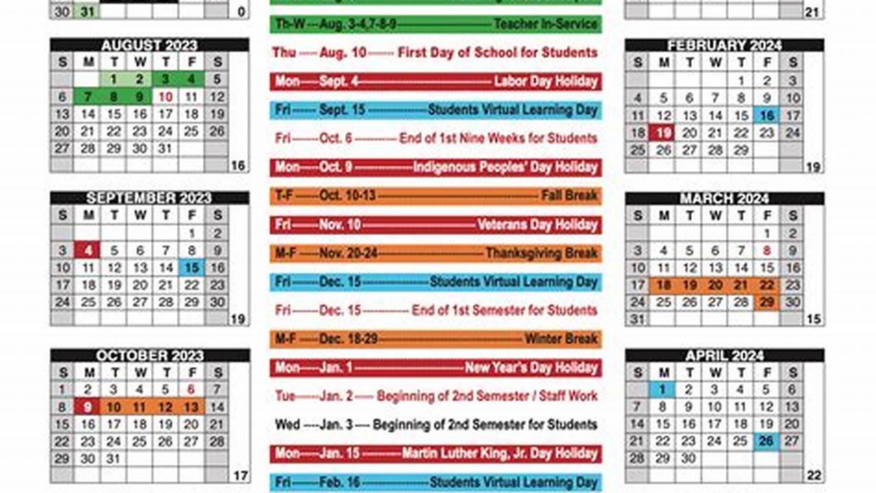 Lps 2024-2024 Fall Calendar Dates Printable