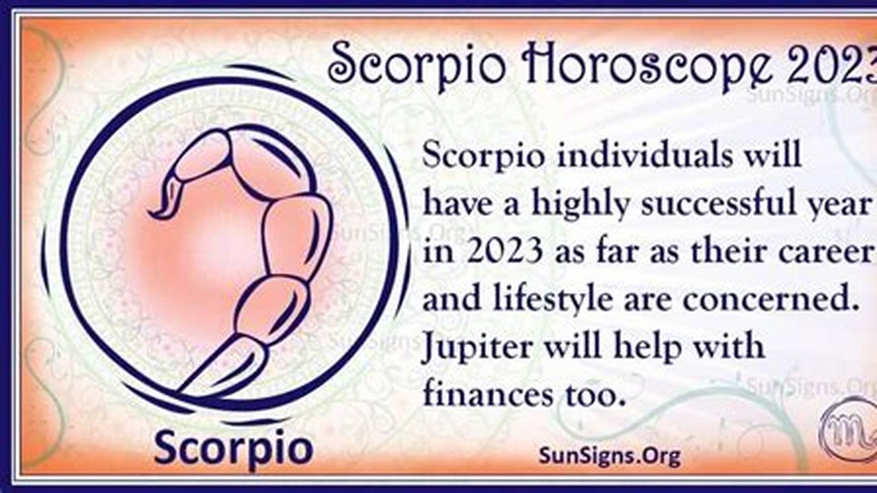 Lucky Month For Scorpio 2024
