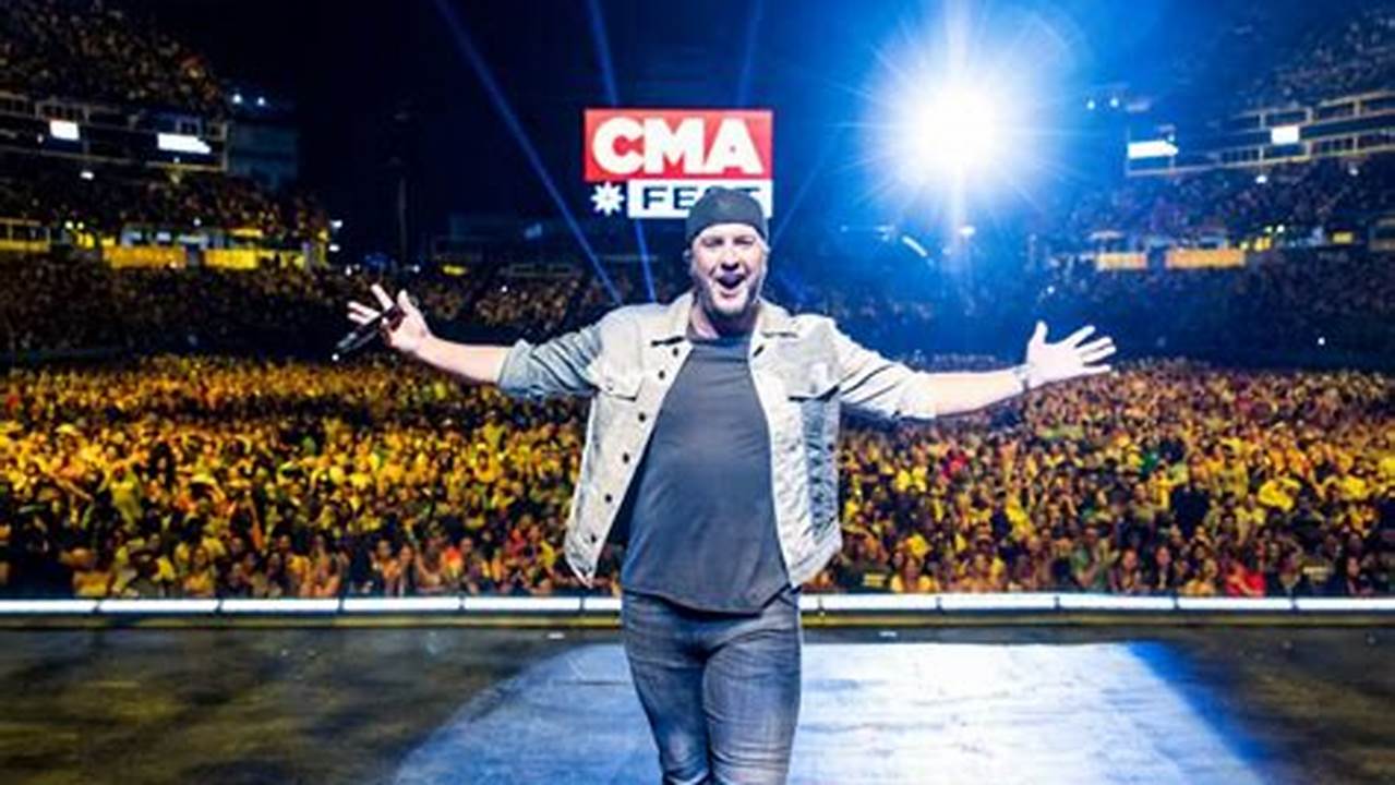 Luke Bryan Performs Onstage For Night 4 Of The 50Th Cma Fest At Nissan Stadium;., 2024