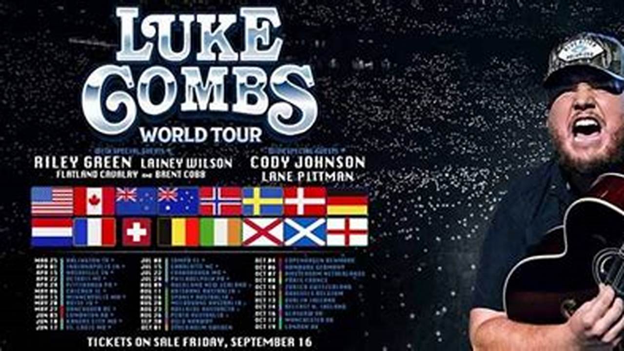 Luke Combs Tour Schedule