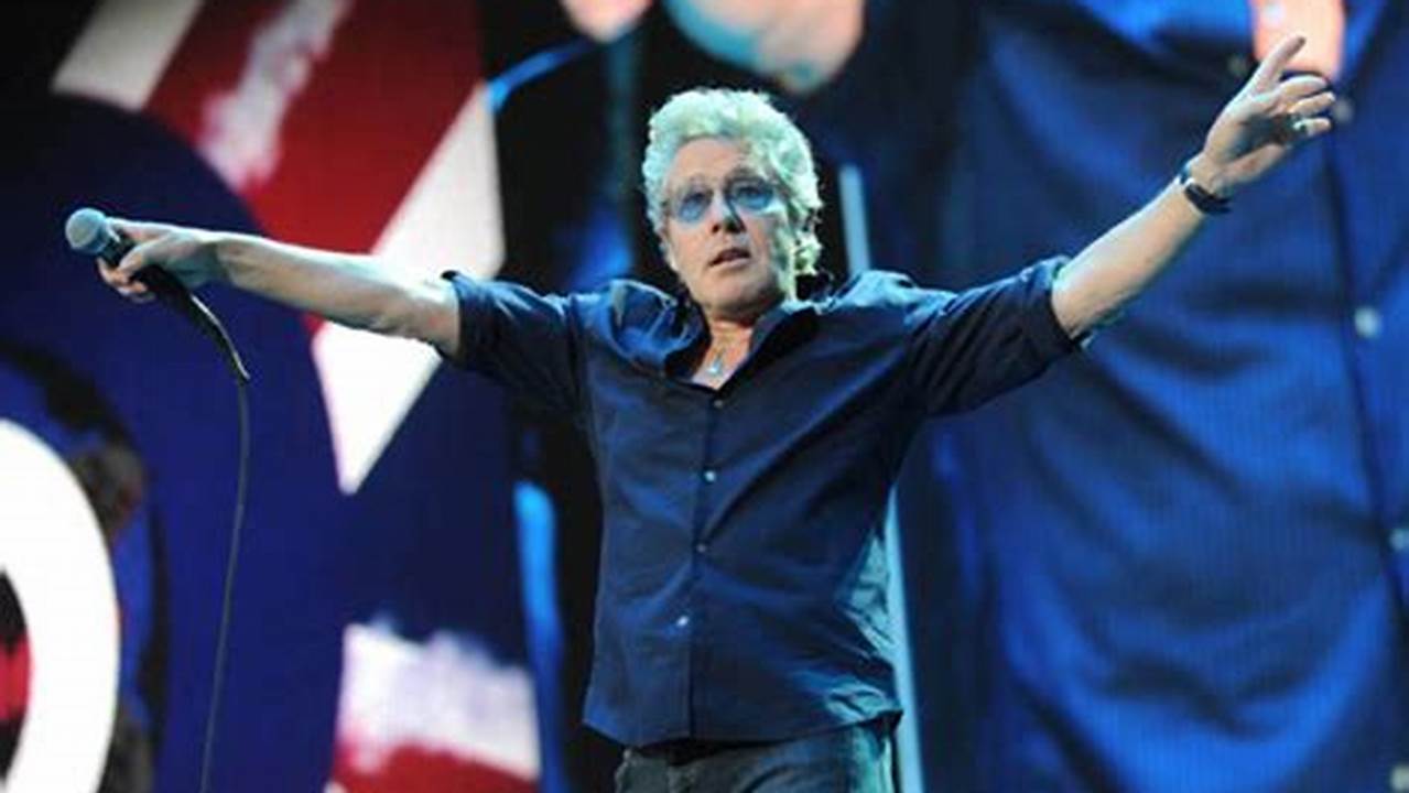 März 2024 Wird Roger Daltrey, Inspiration Ian Gillan (Deep Purple), Robin Sander (Cheap Trick), Eddie Vedder (Pearl Jam), 80 Jahre Alt., 2024