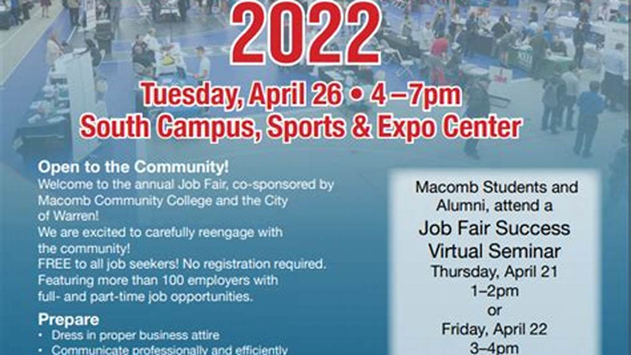 Macomb Community College Job Fair 2024