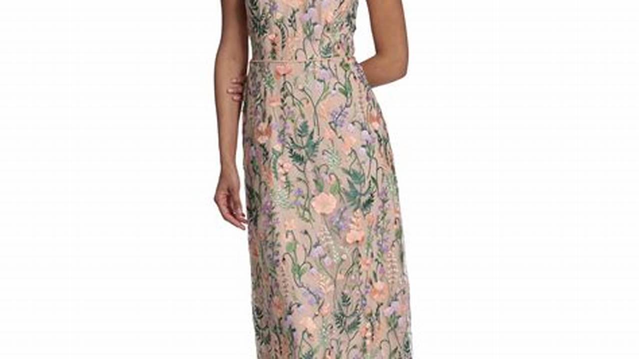 Maggy London Floral Embroidered Halter Midi Dress, $178., 2024