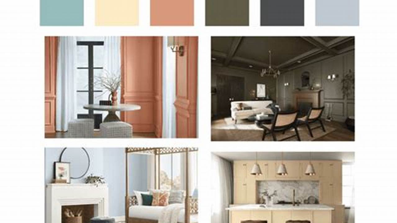 Major Paint Brands Have Released Their Top Color Picks For The Coming Year., 2024