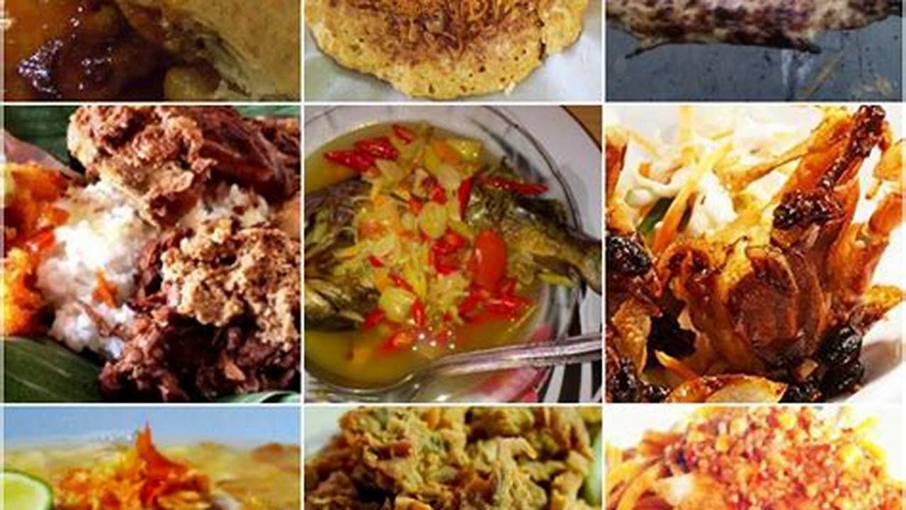 Makanan Tradisional Indonesia, Resep