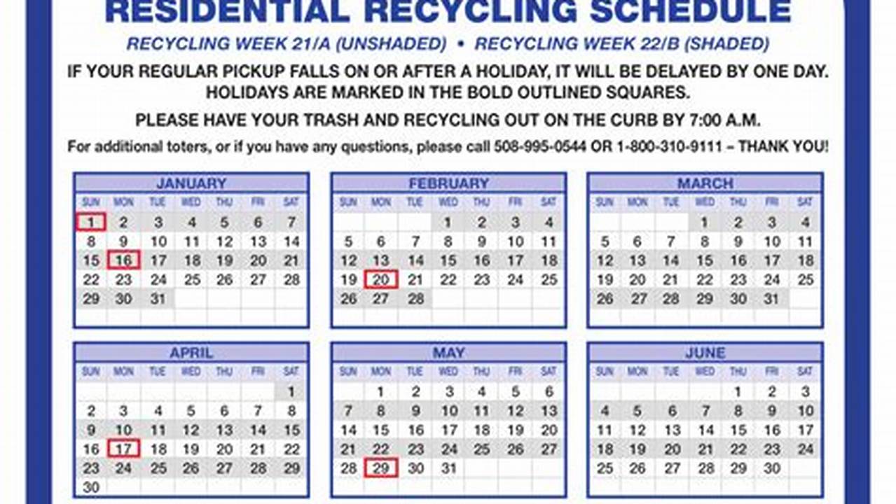 Mantua Township Trash Calendar 2024