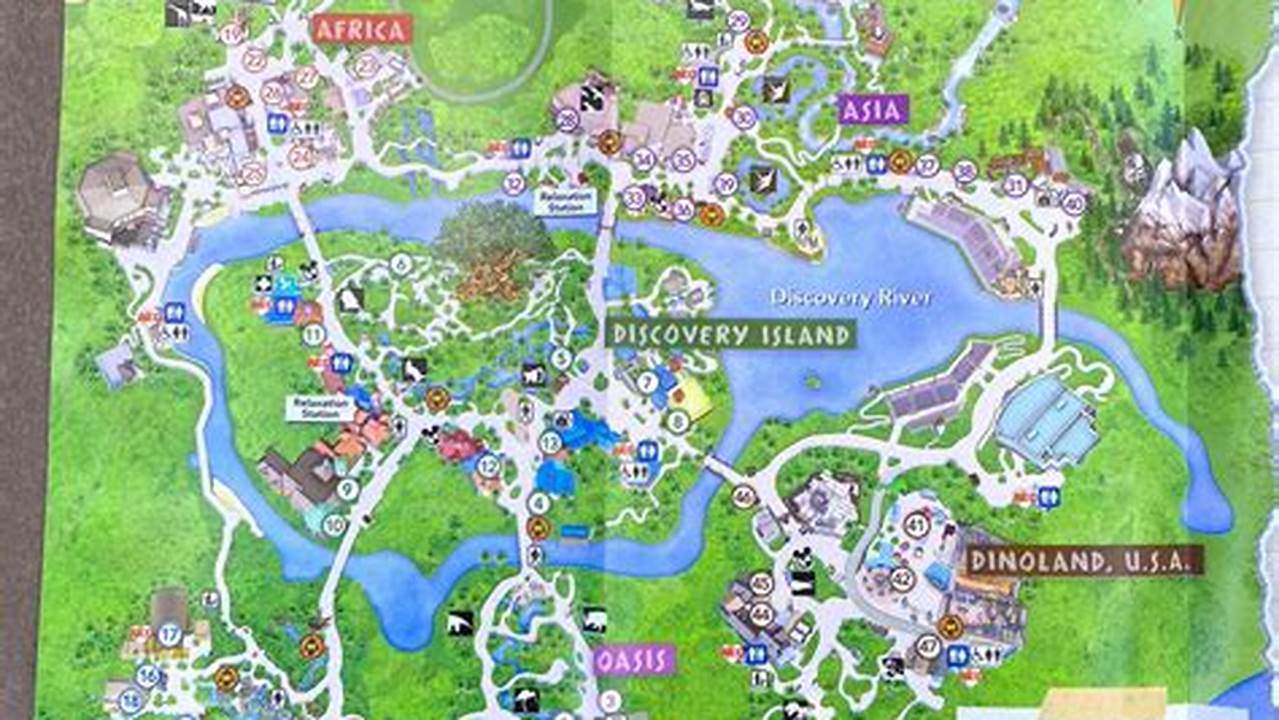 Map Of Animal Kingdom Disney World 2024