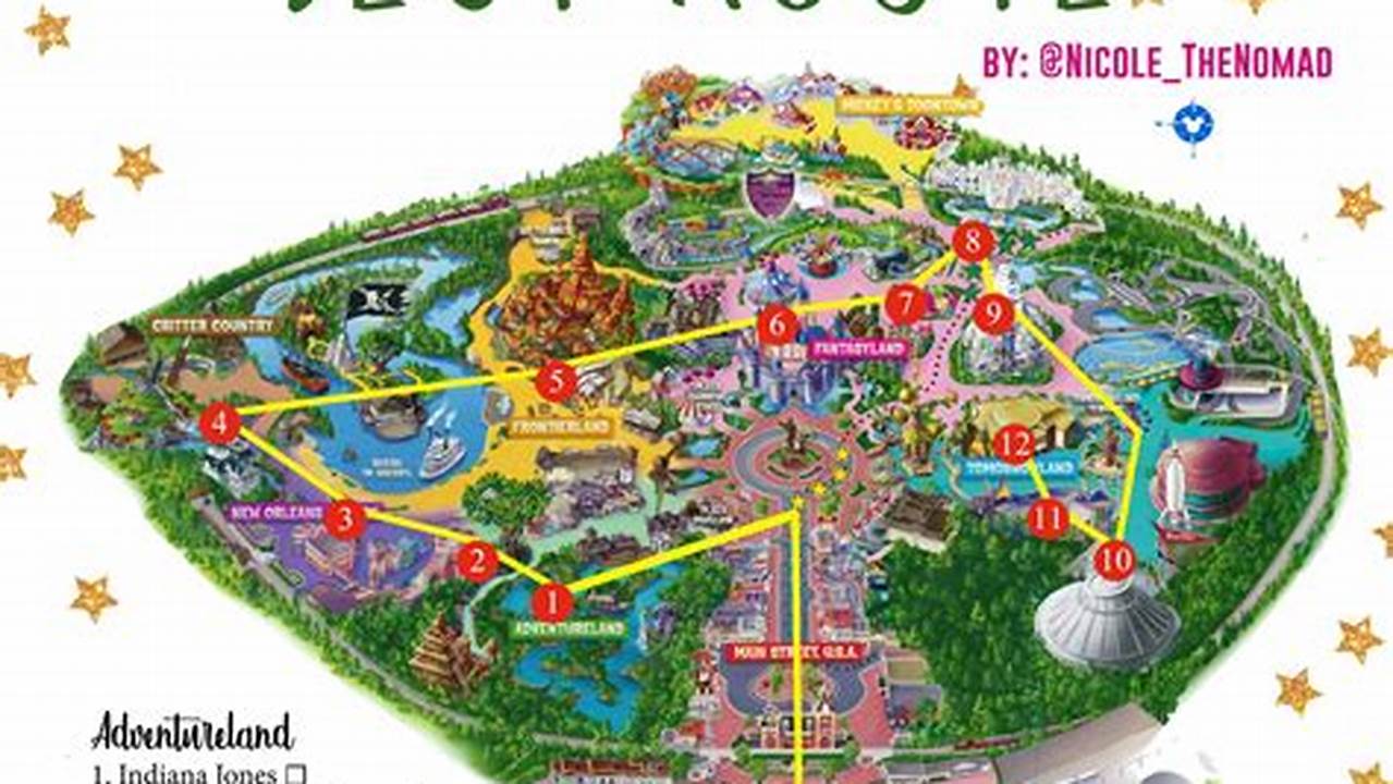 Map Of Disneyland 2024 Rides