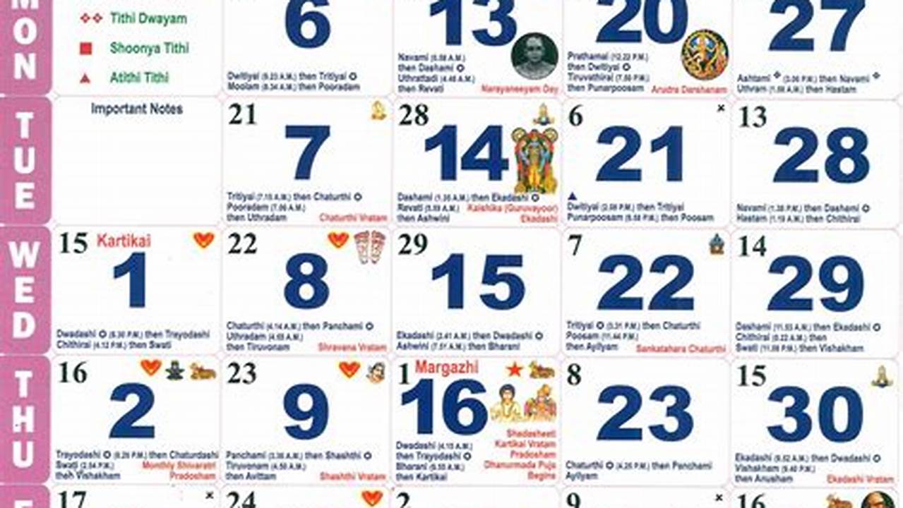 March 14 2024 Tamil Calendar Printable