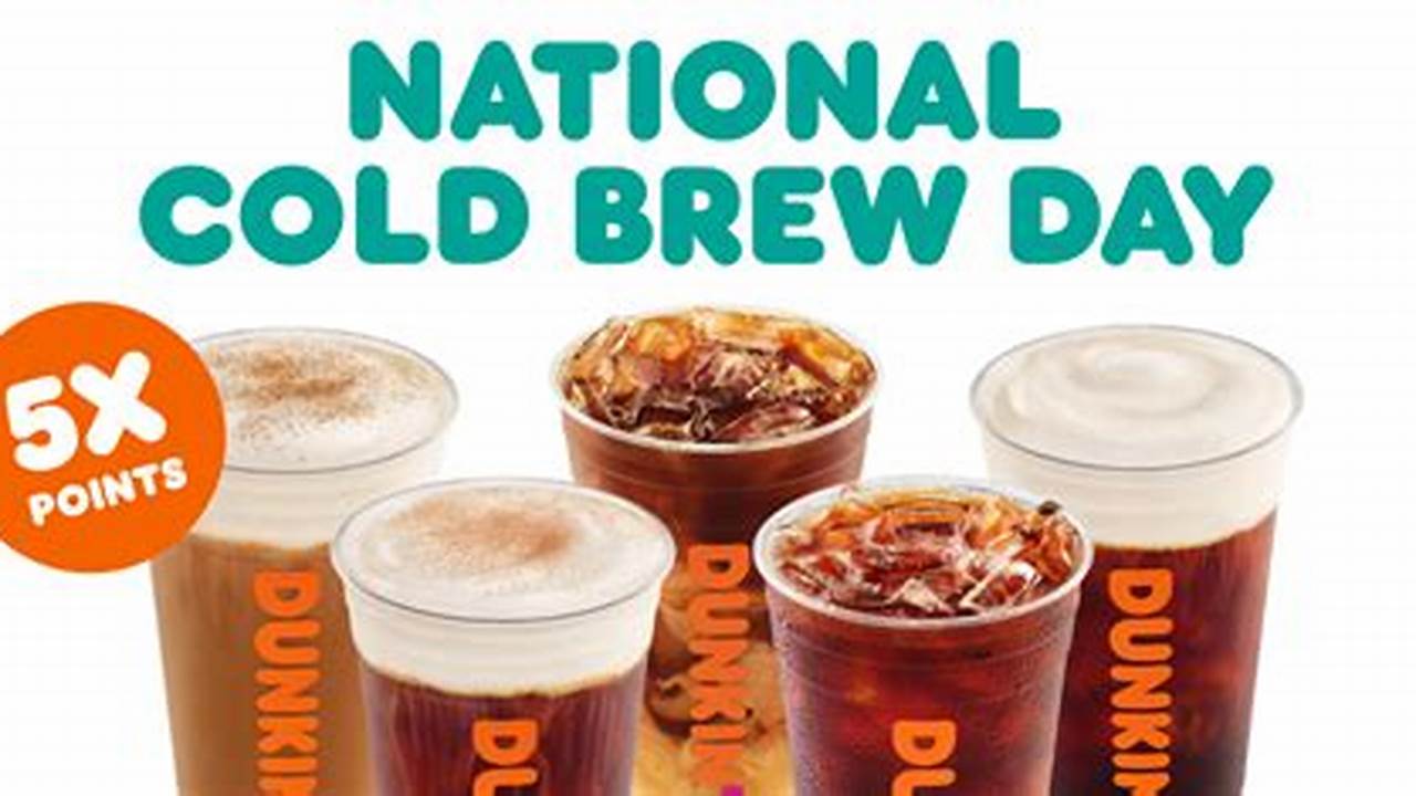 March 3 National Cold Brew Coffee Day