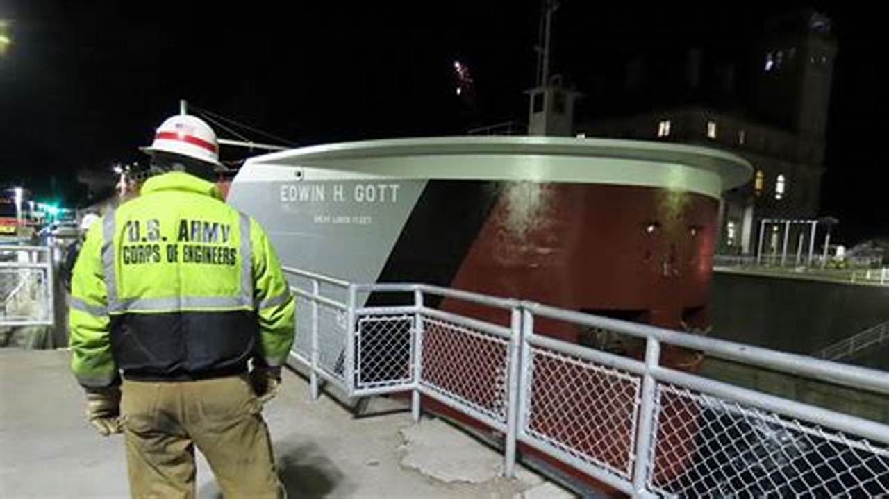 Marie Will Open The Poe Lock To All Marine Traffic On March 22 At 6 P.m., Marking The Start Of The Season., 2024