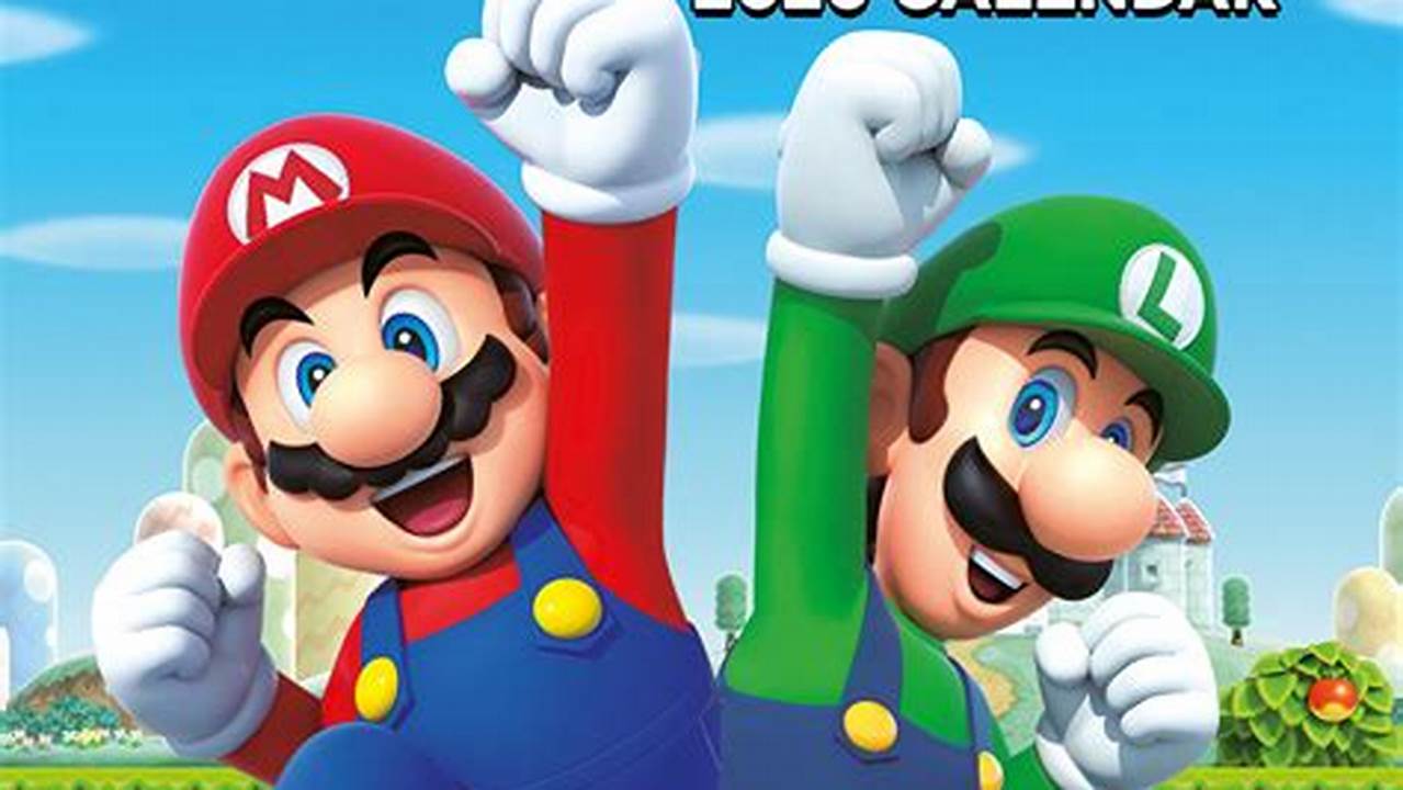 Mario And Luigi Calendar