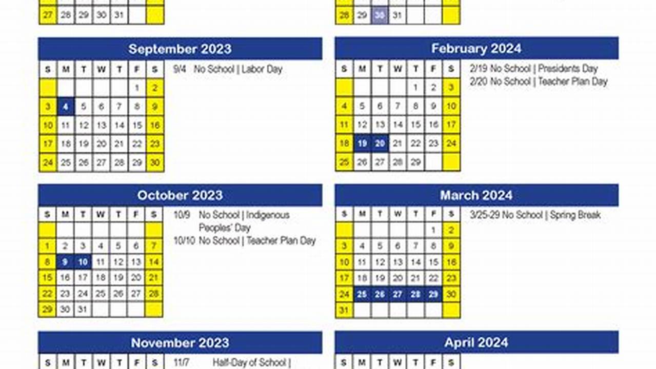 Marquette Calendar 2024-24