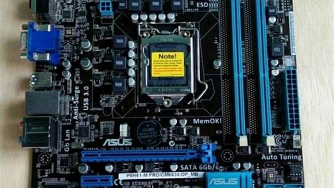 Masalah Motherboard, Gambar