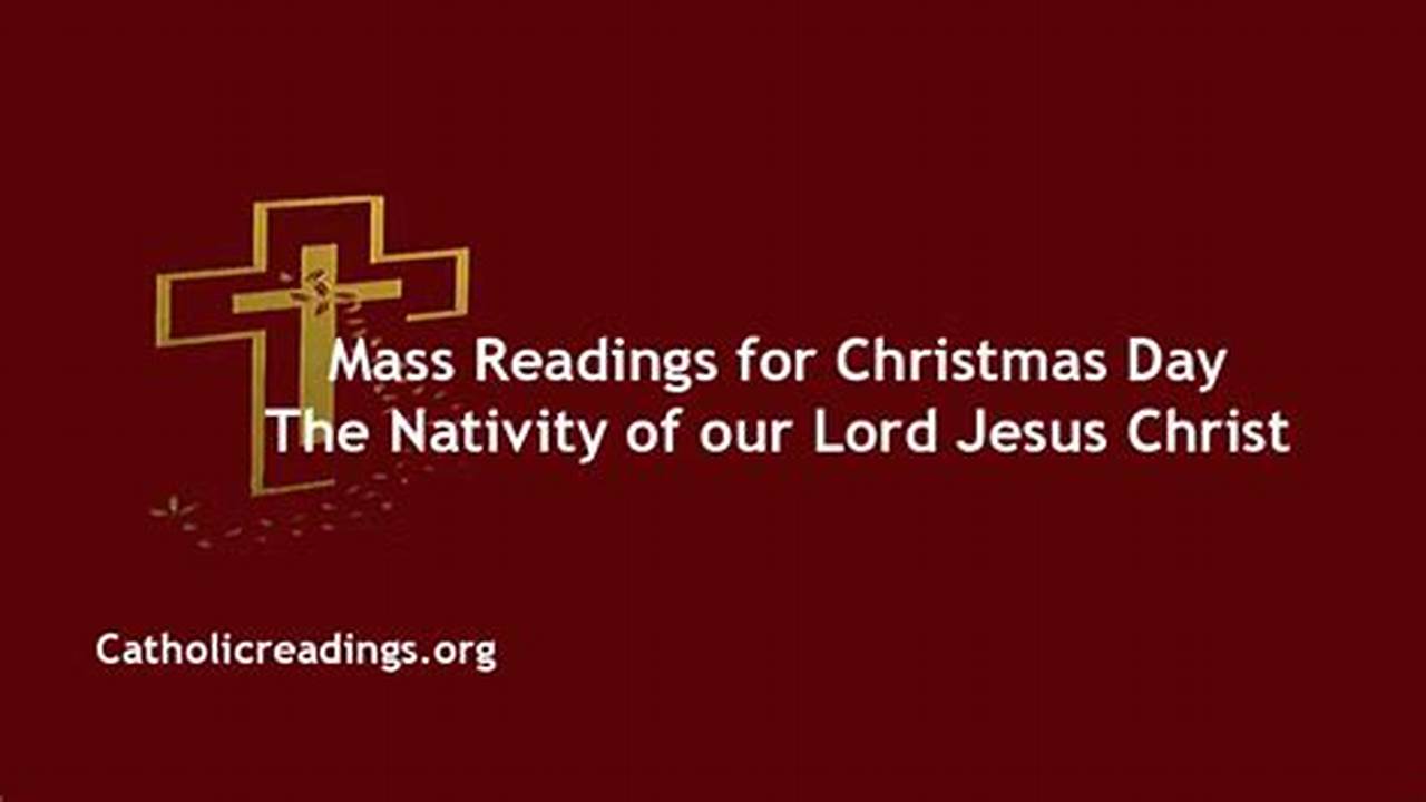 Mass Readings Christmas Day 2024