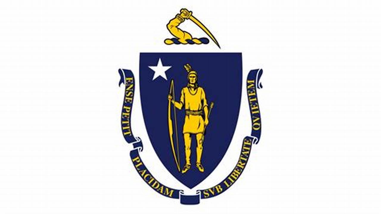 Massachusetts Flag 2024