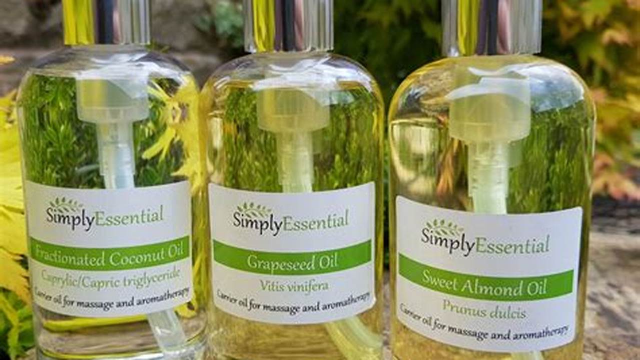 Massage Oils, Aromatherapy