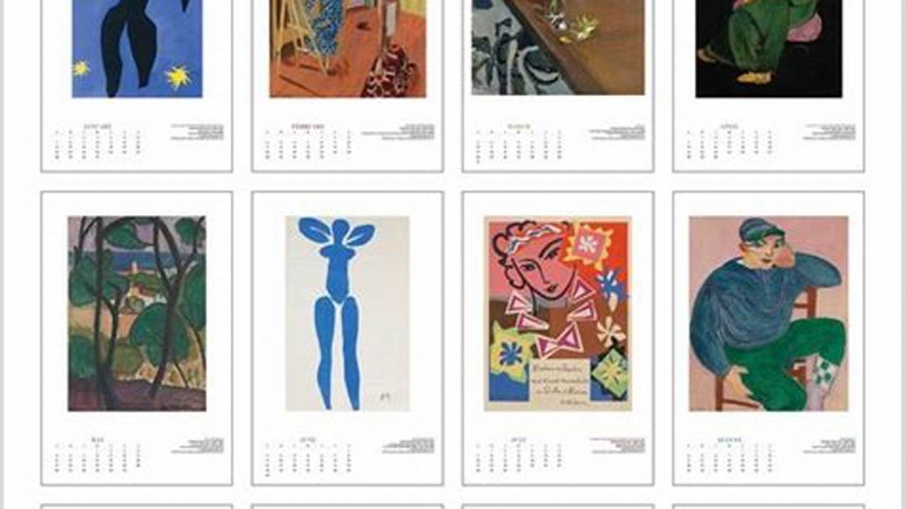 Matisse Calendar 2024