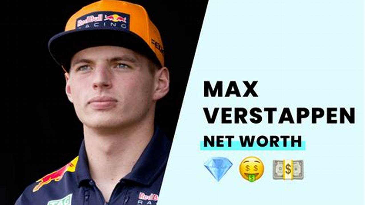 Max Verstappen Net Worth Usd