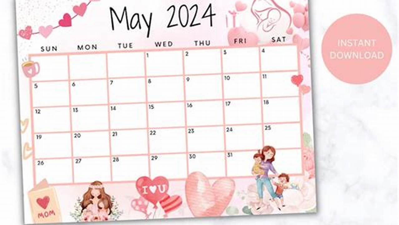 May 2024 Calendar Pretty