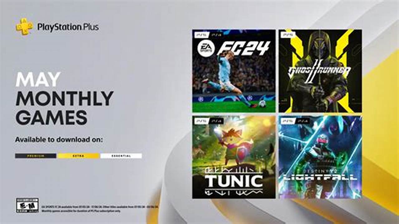 May 2024 Playstation Plus Games